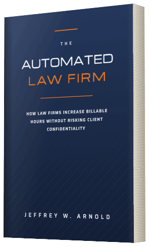The Automated Law Firm - 3D book