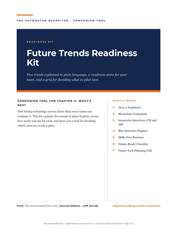 Preview of Future Trends Readiness Kit